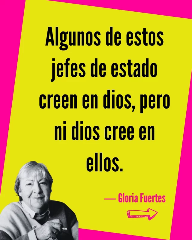 ✍🏽 Así, tal cual…

Esta frase de Gloria Fuertes se siente más vigente que nunca en estos tiempos tan turbulentos.

Ojalá, ojalá que esta semana llegue con paz… mucha paz.

.
.
#alto_voltaje_emocional #gloriafuertes #2026 #bookstagram #reflexiones