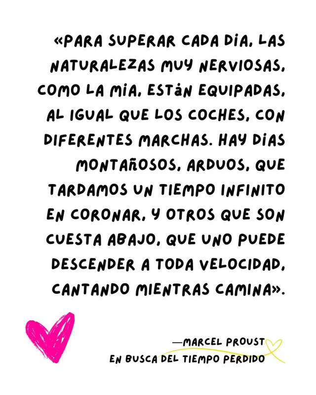 ❤️ Así, tal cual… ❤️🫰🏽
✍🏽La literatura nos da esas palabras para expresarnos, para sentirnos comprendidos, para vernos reflejados…

Gracias Marcel Proust 💛

Que sea un día bonito pa’ todos.
.
.
#alto_voltaje_emocional #marcelproust #literatura #libros #2026