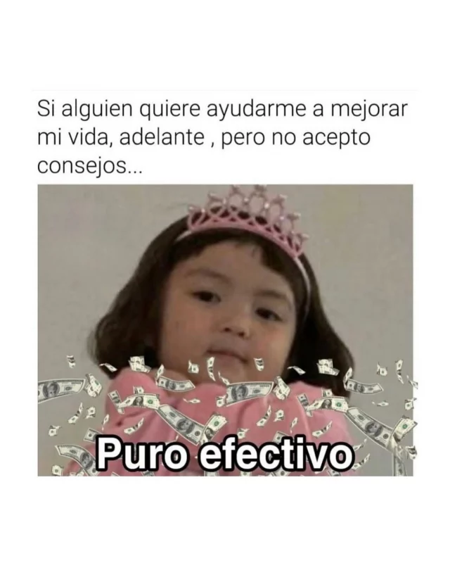 🤭Así, tal cual … 🤣🤭🫣🤫👀💅🏽Confesión: A esta edad es la única ayuda que acepto 😂

Amo los memes, pa’ eso pago el interneee.
. 
.
.
Fuente: Sabiduría del Internet
#alto_voltaje_emocional #memes #blogpersonal #money #2026