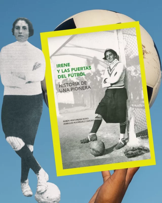 Hay historias que te hacen preguntarte si una anda poniéndole demasiado drama a la vida… ⚽📚

Este libro es una belleza. Tardé muchos meses en conseguirlo y, de verdad, la búsqueda valió completamente la pena.

La protagonista es Irene González Basanta (1909–1928), nacida en La Coruña, considerada la primera futbolista profesional de España. Pero aquí viene lo que me dejó con la boca abierta: jugaba en un equipo de hombres, era portera, capitana… y como si eso no fuera suficiente, también fundó su propio club. 😮⚽

Y claro, estamos hablando de los años veinte. Una época en la que ser mujer y jugar fútbol no era precisamente algo bien visto. Su padre se oponía, recibió críticas horribles y palabras muy desagradables hacia ella. Pero Irene siguió.

Leer su historia me movió muchísimo. Primero, por la valentía tan tremenda de perseguir algo que amaba, aun cuando todo parecía estar en contra. Y segundo, porque inevitablemente te da perspectiva.

A veces una cree que ya tiene demasiados obstáculos y luego aparece alguien como Irene, una mujer joven, de una familia con pocos recursos, recordándote que la pasión también puede abrir camino.

Además, el libro no solo cuenta su vida; también hace un recorrido muy interesante por parte de la historia del fútbol femenino y masculino en España, y eso se agradece muchísimo.

Terminé de leerlo pensando en lo importante que es rescatar estas historias. Porque nos ayudan a valorar muchos privilegios que hoy damos por hecho… y también nos invitan a echarnos un poquito menos de drama (me lo digo MUCHO a mí misma 🤭).

Ahora, obvio, quiero saber MÁS sobre Irene.

¿Ustedes ya conocían esta historia? ⚽🫶🏽
.
.
#alto_voltaje_emocional #futbolfemenino #españa #recomiendoleer #libros