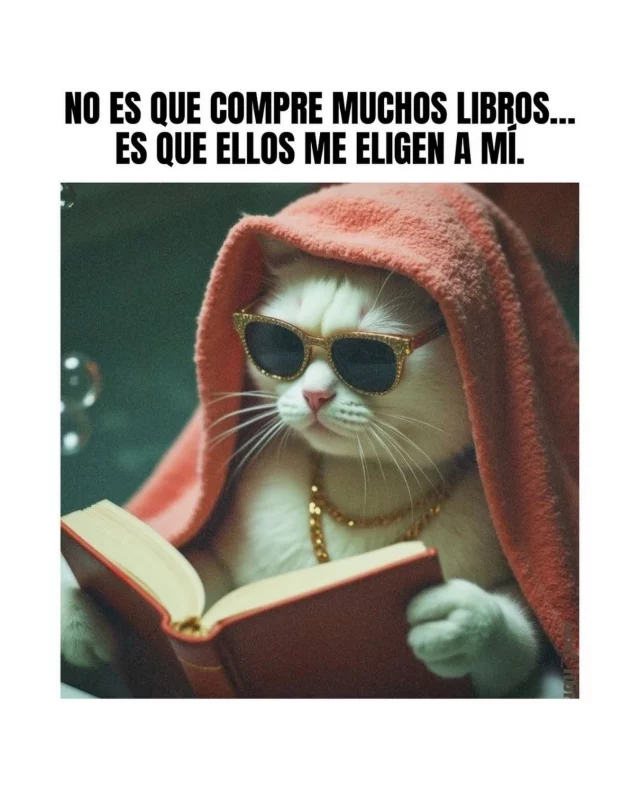 🤭Así, tal cual … 🤣🤭🫣🤫👀💅🏽 Esta es la verdad, yo no soy la adicta, jijiji…🙌🏽🤣
.
. 
.
.
Fuente: Sabiduría del Internet - De alguna cuenta en Insta pero no la recuerdo 🫣
#blogpersonal #libros #meme #alto_voltaje_emocional