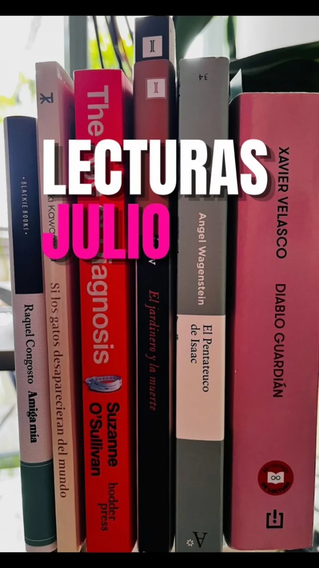 Mis lecturas de julio 📚☀️

Julio me recordó una de las grandes lecciones de leer: no todos los libros nos van a enamorar… y eso también forma parte del viaje.

Empecé el mes con dos lecturas que, simplemente, no conectaron conmigo. No las sentí creíbles y su propuesta no terminó de convencerme. Pero, a partir de ahí, ¡vaya remontada! Los siguientes libros me regalaron horas de reflexión, aprendizaje y muchísimo disfrute.

📚 Si los gatos desaparecieran del mundo
📚 Amiga mía
📚 The Age of Diagnosis
📚 El jardinero y la muerte
📚 Todo se puede entrenar
📚 El Pentateuco de Isaac
📚 Diablo Guardián

De eso también va la vida lectora: de equivocarnos, sorprendernos y, de vez en cuando, encontrarnos con libros que se quedan a vivir con nosotros.

Que vengan muchas lecturas más. Ya veremos qué historias nos regala agosto. 📖🤍
.
.

#alto_voltaje_emocional #libros #bookstagram #cuarentona #blogpersonal
